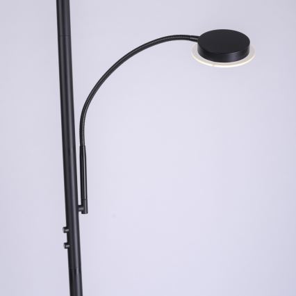 Leuchten Direkt 11709-18 - LED prigušiva podna lampa HANS LED/22W/230V + LED/4W