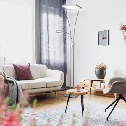 Leuchten Direkt 11722-55 - LED prigušiva svetiljka MARIAN LED/33,5W/230V + LED/3,6W