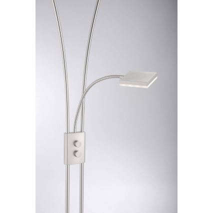 Leuchten Direkt 11776-55 - LED prigušiva podna lampa HELIA LED/16,8W/230V + 2xLED/3,8W