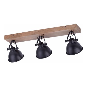 Leuchten Direkt 11983-18 - spot svetiljka SAMIA 3xE14/40W/230V crna