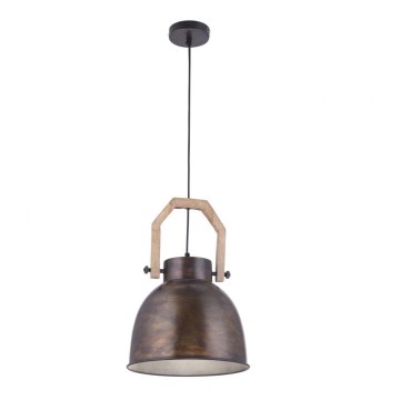 Leuchten Direkt 11986-18 - Luster na kablu SAMIA 1xE27/40W/230V mangovo drvo