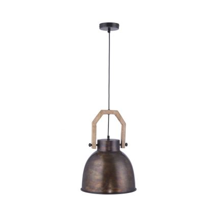 Leuchten Direkt 11986-18 - Luster na kablu SAMIA 1xE27/40W/230V mangovo drvo