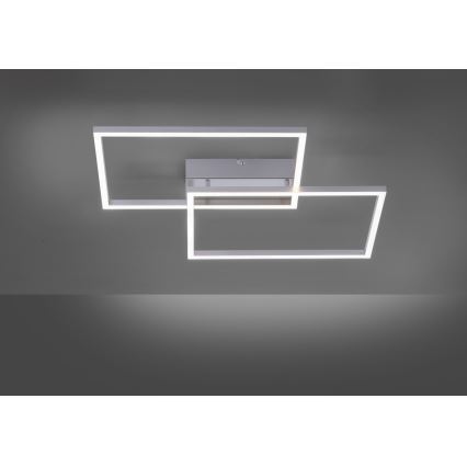 Leuchten Direkt 14017-55 - LED prigušiva plafonska svetiljka IVEN 2xLED/20W/230V + daljinski upravljač