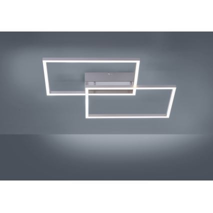 Leuchten Direkt 14017-55 - LED prigušiva plafonska svetiljka IVEN 2xLED/20W/230V + daljinski upravljač