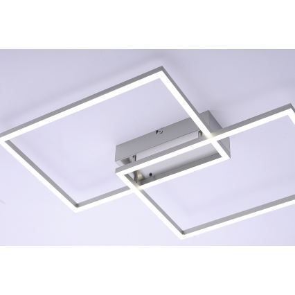 Leuchten Direkt 14018-55 - LED prigušiva plafonska lampa IVEN 2xLED/15W/230V + daljinski upravljač