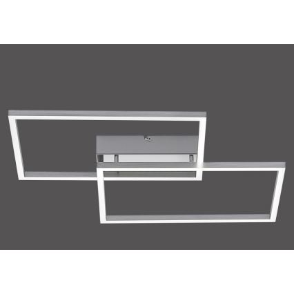 Leuchten Direkt 14018-55 - LED prigušiva plafonska lampa IVEN 2xLED/15W/230V + daljinski upravljač