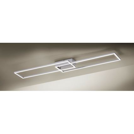 Leuchten Direkt 14019-55 - LED prigušiva nadgradna plafonjera IVEN 2xLED/20W/230V + daljinski upravljač