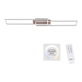 Leuchten Direkt 14019-78 - LED prigušiva stropna svetiljka IVEN 2xLED/20W/230V + daljinski upravljač