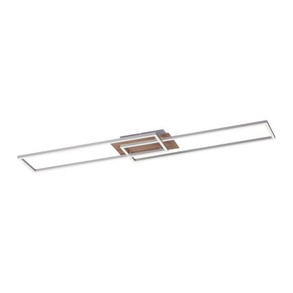 Leuchten Direkt 14019-78 - LED prigušiva stropna svetiljka IVEN 2xLED/20W/230V + daljinski upravljač