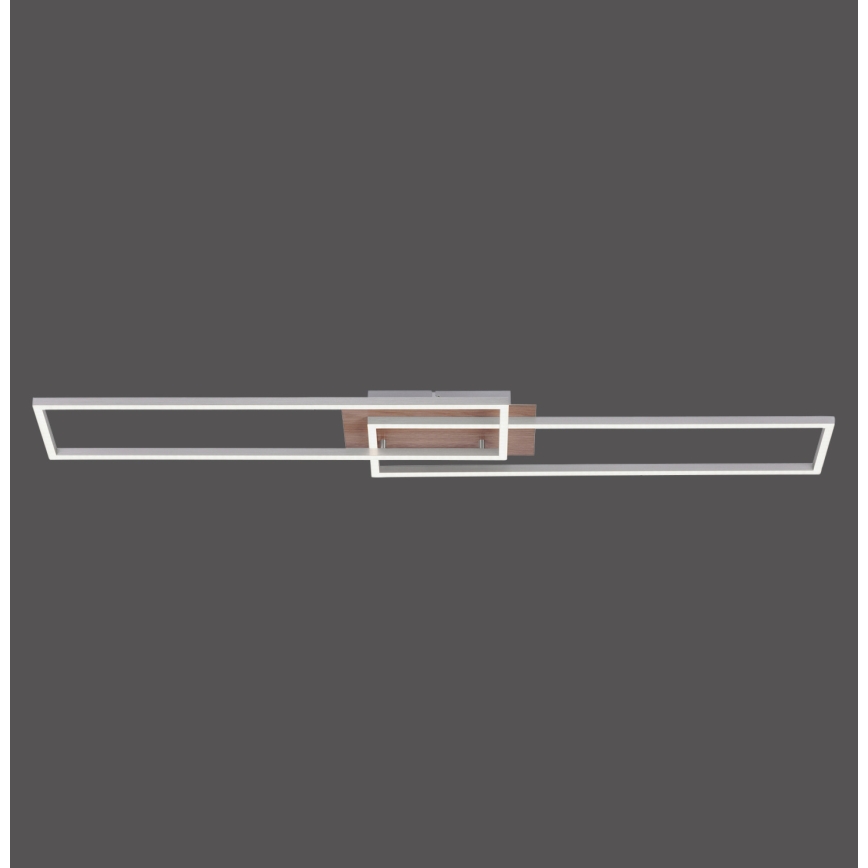Leuchten Direkt 14019-78 - LED prigušiva stropna svetiljka IVEN 2xLED/20W/230V + daljinski upravljač
