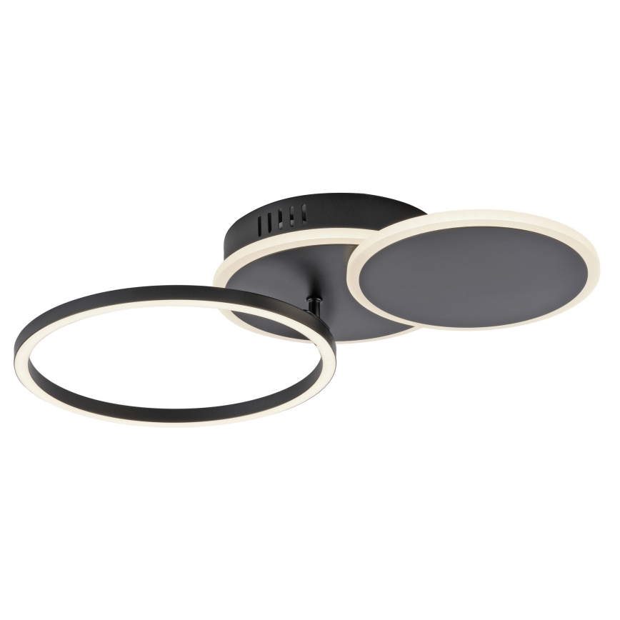 Leuchten Direkt 14116-18 - LED stropna svetiljka SEVENT LED/25,5W/230V crna