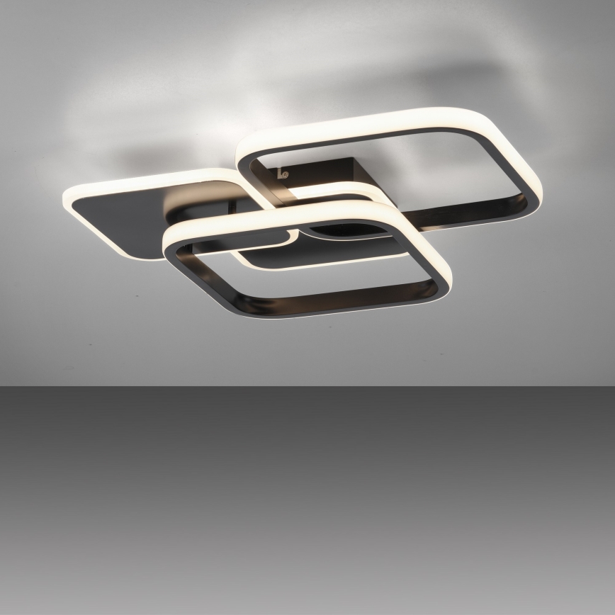 Leuchten Direkt 14117-18 - LED plafonsko svetlo SEVENT LED/36W/230V crna