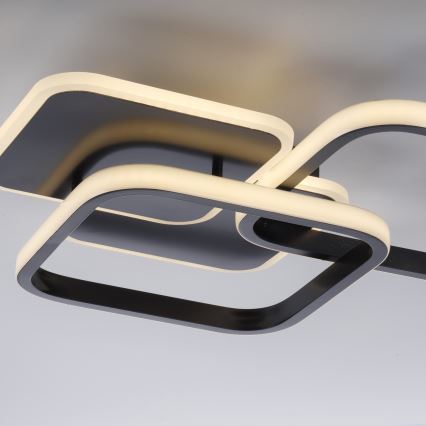 Leuchten Direkt 14117-18 - LED plafonsko svetlo SEVENT LED/36W/230V crna