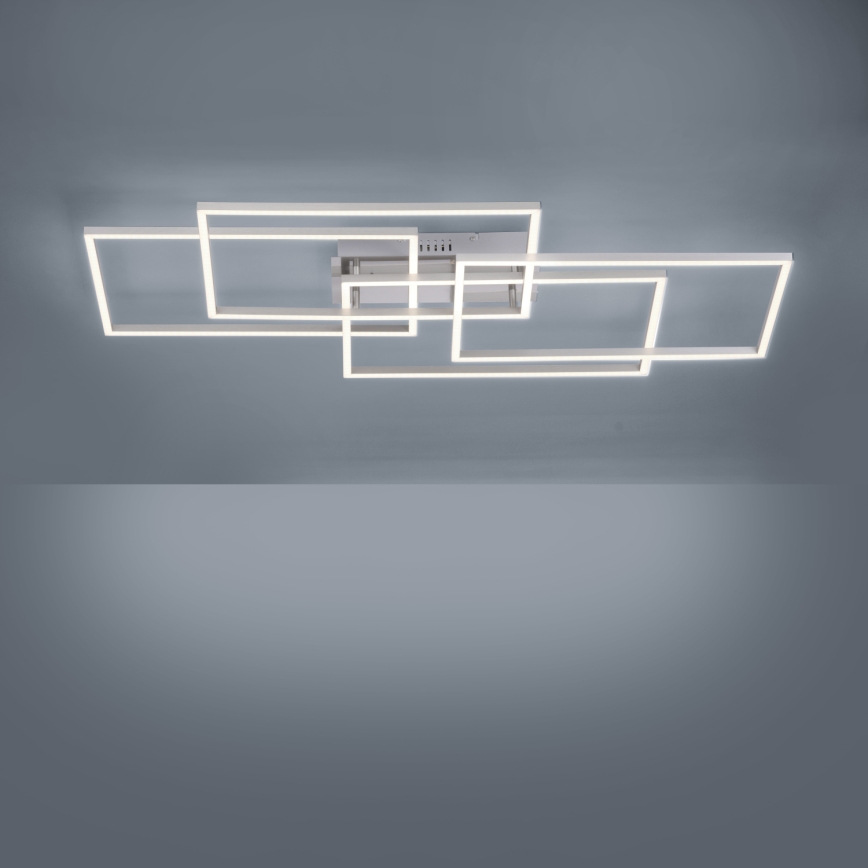 Leuchten Direkt 14151-55 - LED prigušiva plafonska svetiljka IVEN 4xLED/12W/230V + daljinski upravljač