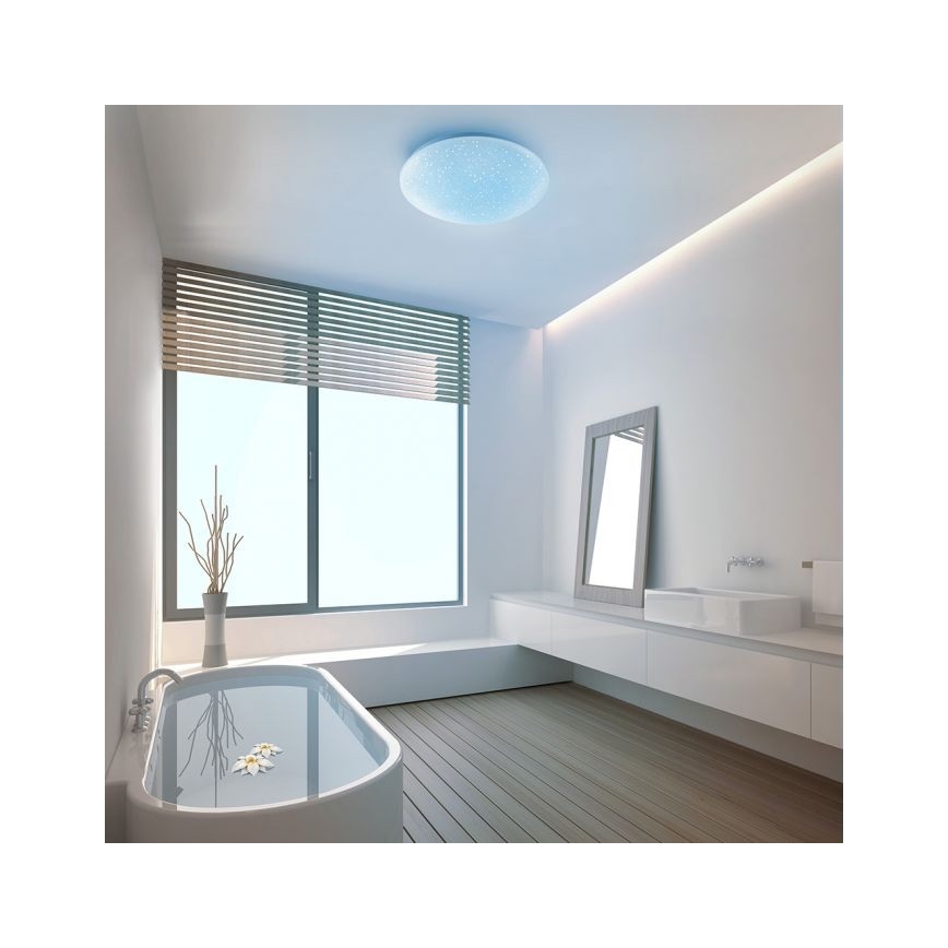 Leuchten Direkt 14241-16 - LED RGB prigušiva stropno svetlo SKYLER LED/5,6W/230V + daljinski upravljač