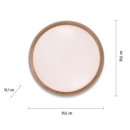 Leuchten Direkt 14347-15 - LED prigušiva stropno svetlo EMILIA LED/28,8W/230V siva