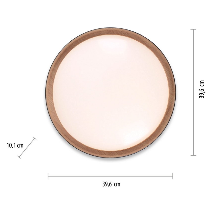 Leuchten Direkt 14347-18 - LED prigušiva svetiljka EMILIA LED/28,8W/230V crna