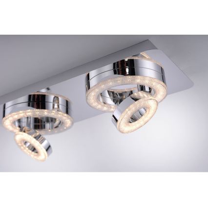Leuchten Direkt 14521-17 - LED plafonsko svetlo TIM 2xLED/2,8W/230V + 2xLED/3,1W