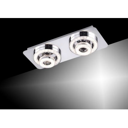 Leuchten Direkt 14521-17 - LED plafonsko svetlo TIM 2xLED/2,8W/230V + 2xLED/3,1W