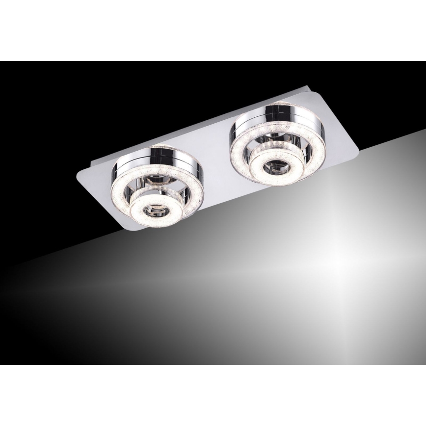 Leuchten Direkt 14521-17 - LED plafonsko svetlo TIM 2xLED/2,8W/230V + 2xLED/3,1W