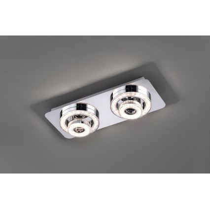 Leuchten Direkt 14521-17 - LED plafonsko svetlo TIM 2xLED/2,8W/230V + 2xLED/3,1W