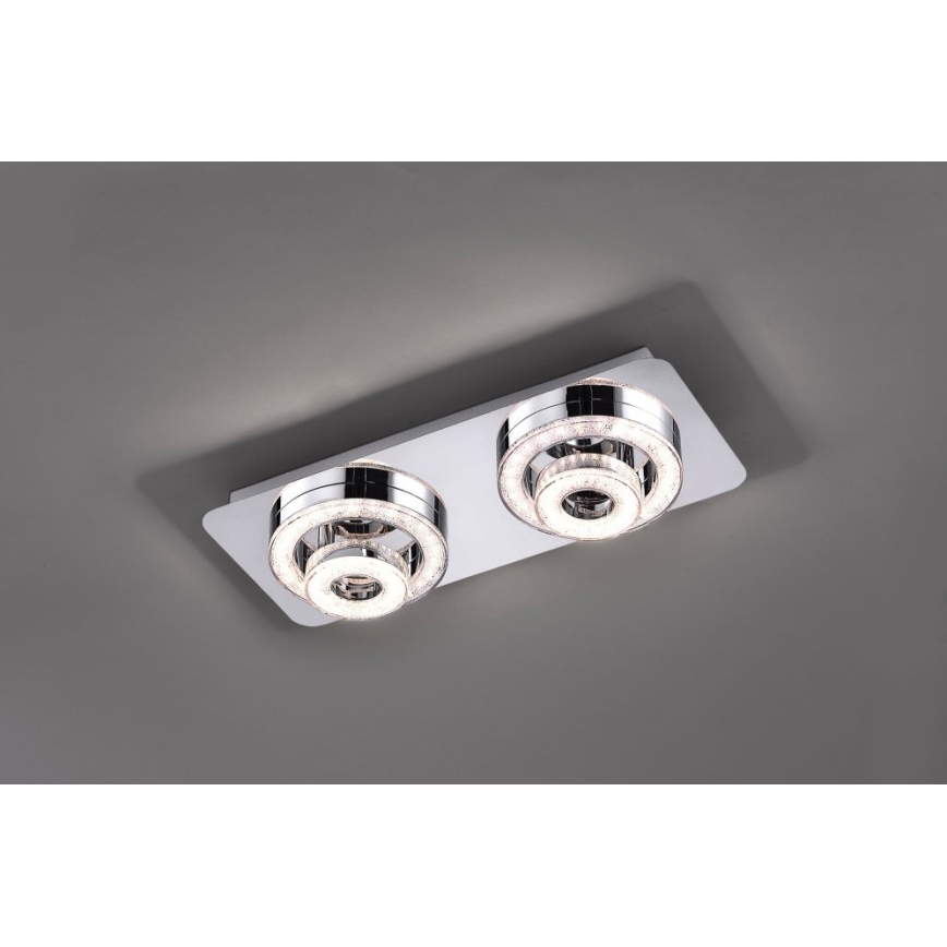 Leuchten Direkt 14521-17 - LED plafonsko svetlo TIM 2xLED/2,8W/230V + 2xLED/3,1W