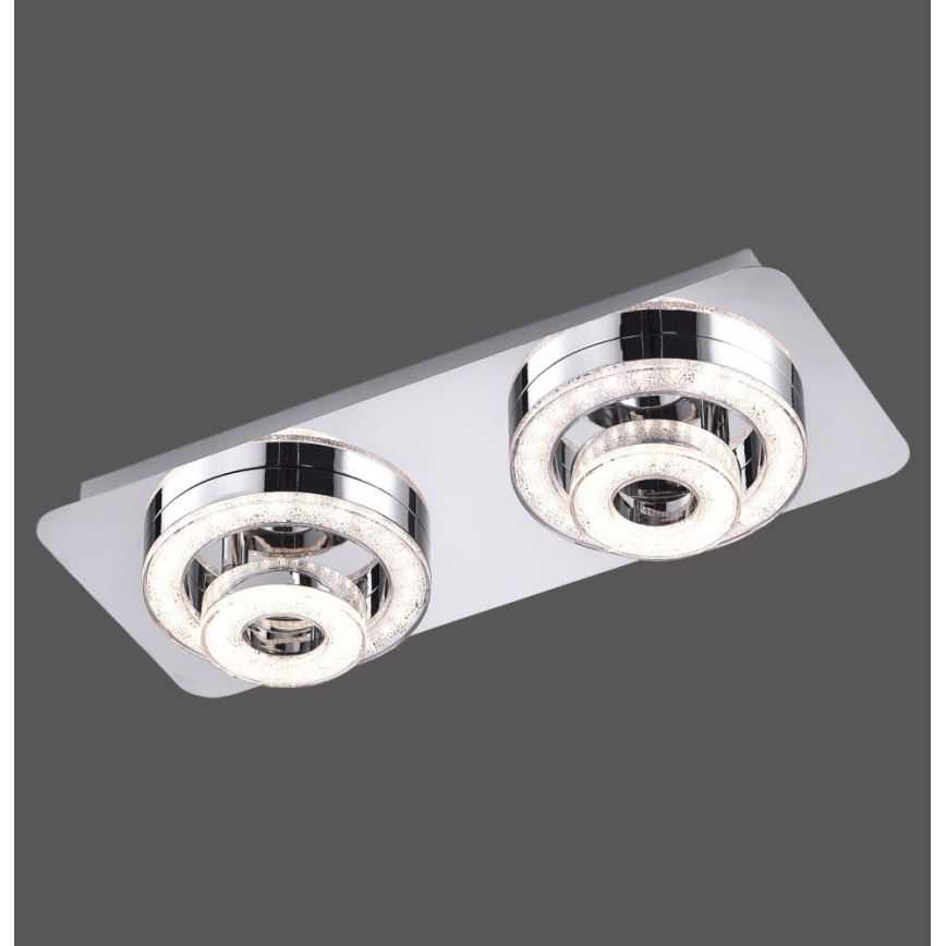 Leuchten Direkt 14521-17 - LED plafonsko svetlo TIM 2xLED/2,8W/230V + 2xLED/3,1W