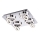 Leuchten Direkt 14522-17 - LED spot svetiljka TIM 4xLED/2,8W/230V + 4xLED/3,1W