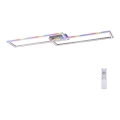 Leuchten Direkt 14635-55 - LED RGB prigušiva stropna svetiljka FELIX LED/34,5W/230V + daljinski upravljač