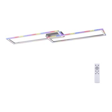 Leuchten Direkt 14635-55 - LED RGB prigušiva stropna svetiljka FELIX LED/34,5W/230V + daljinski upravljač