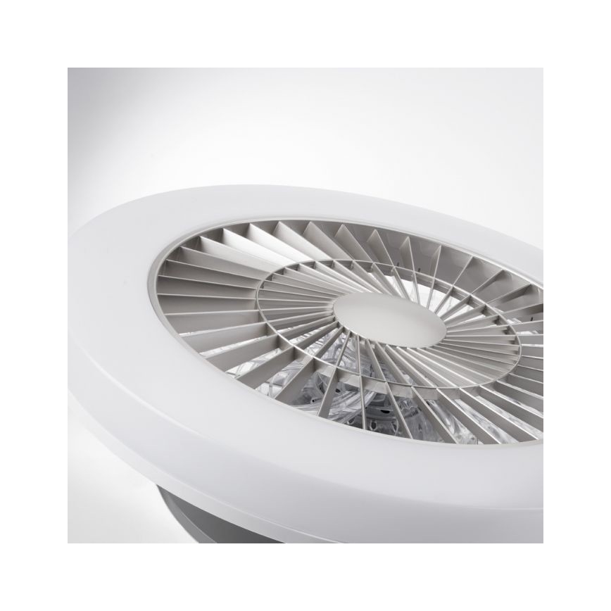 Leuchten Direkt 14645-55 - LED svetiljka sa ventilatorom LEONARD LED/27W/230V