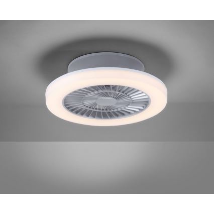 Leuchten Direkt 14645-55 - LED svetiljka sa ventilatorom LEONARD LED/27W/230V