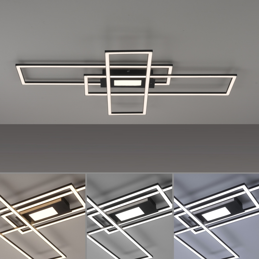 Leuchten Direkt 14693-18 - LED prigušiva plafonska svetiljka ASMIN LED/48W/230V + daljinski upravljač
