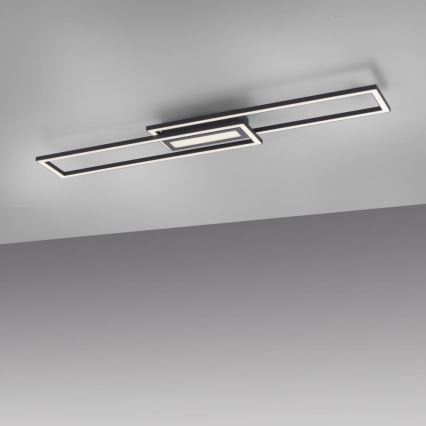 Leuchten Direkt 14696-18 - LED prigušiva prislonjen stropni luster ASMIN LED/45W/230V crna
