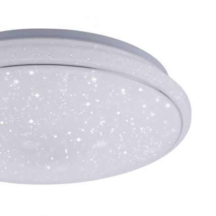 Leuchten Direkt 14743-16 - RGB LED prigušiva plafonska svetiljka JUPI LED/28W/230V Tuya 2700-5000K + daljinski upravljač