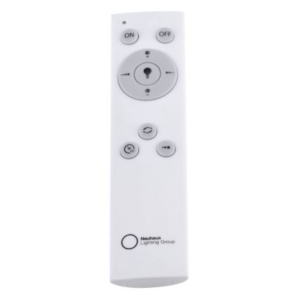 Leuchten Direkt 14755-18 - LED prigušiva plafonska svetiljka FLAT LED/28W/230V 2700-5000 + daljinski upravljač