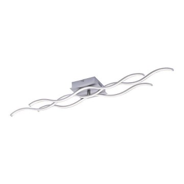 Leuchten Direkt 15166-55 - LED nadgradni luster WAWE LED/28W/230V mat hrom