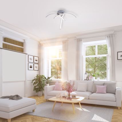 Leuchten Direkt 15341-55 - LED plafonski luster VALERIE 3xLED/3,7W/230V