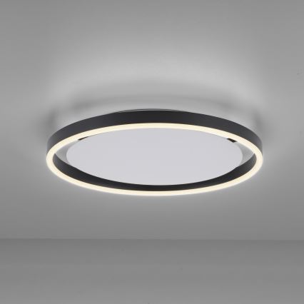 Leuchten Direkt 15391-13 - LED prigušiva stropna svetiljka RITUS LED/20W/230V crna