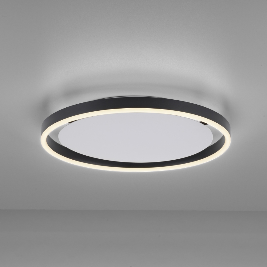 Leuchten Direkt 15391-13 - LED prigušiva stropna svetiljka RITUS LED/20W/230V crna