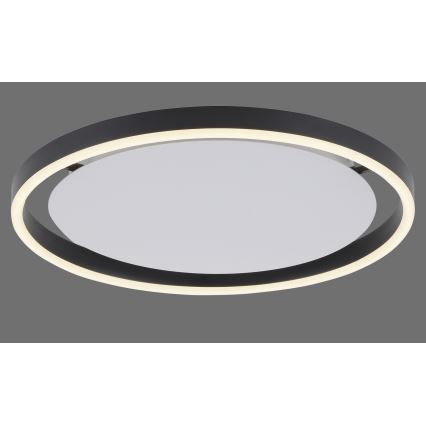 Leuchten Direkt 15391-13 - LED prigušiva stropna svetiljka RITUS LED/20W/230V crna
