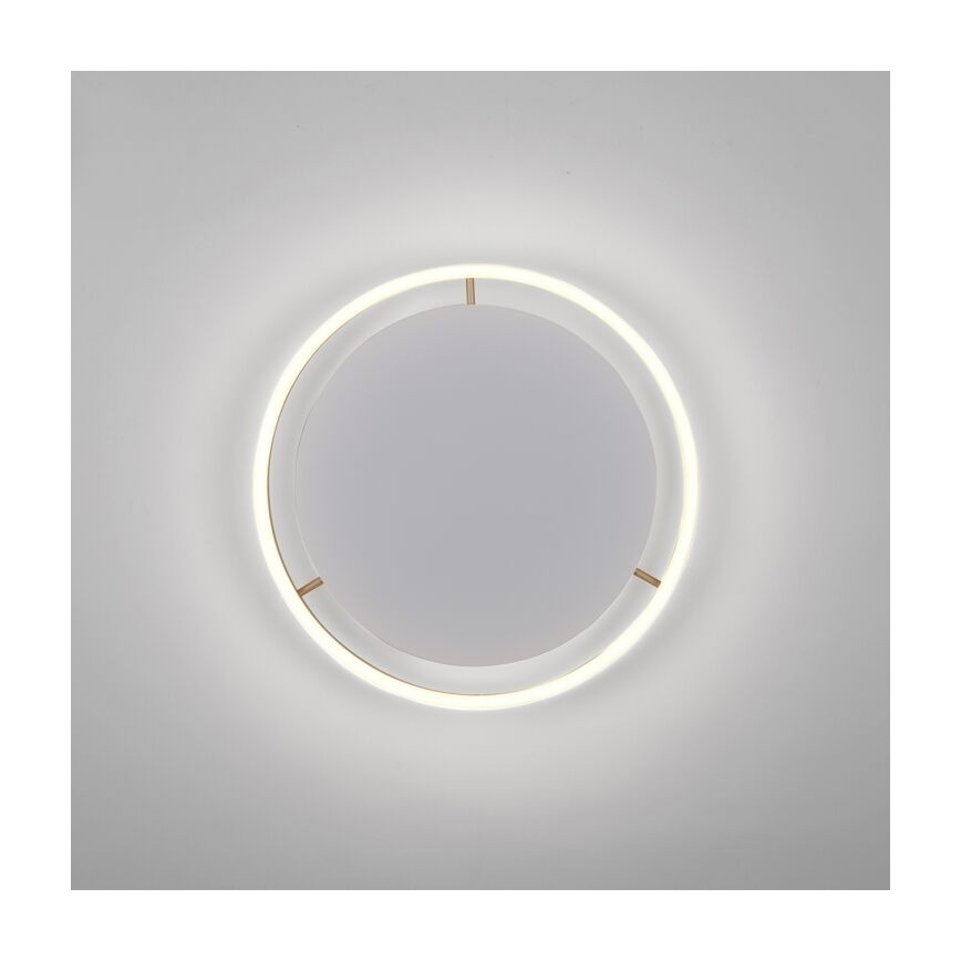 Leuchten Direkt 15391-60 - prigušiva LED stropna svetiljka RITUS LED/20W/230V mesing
