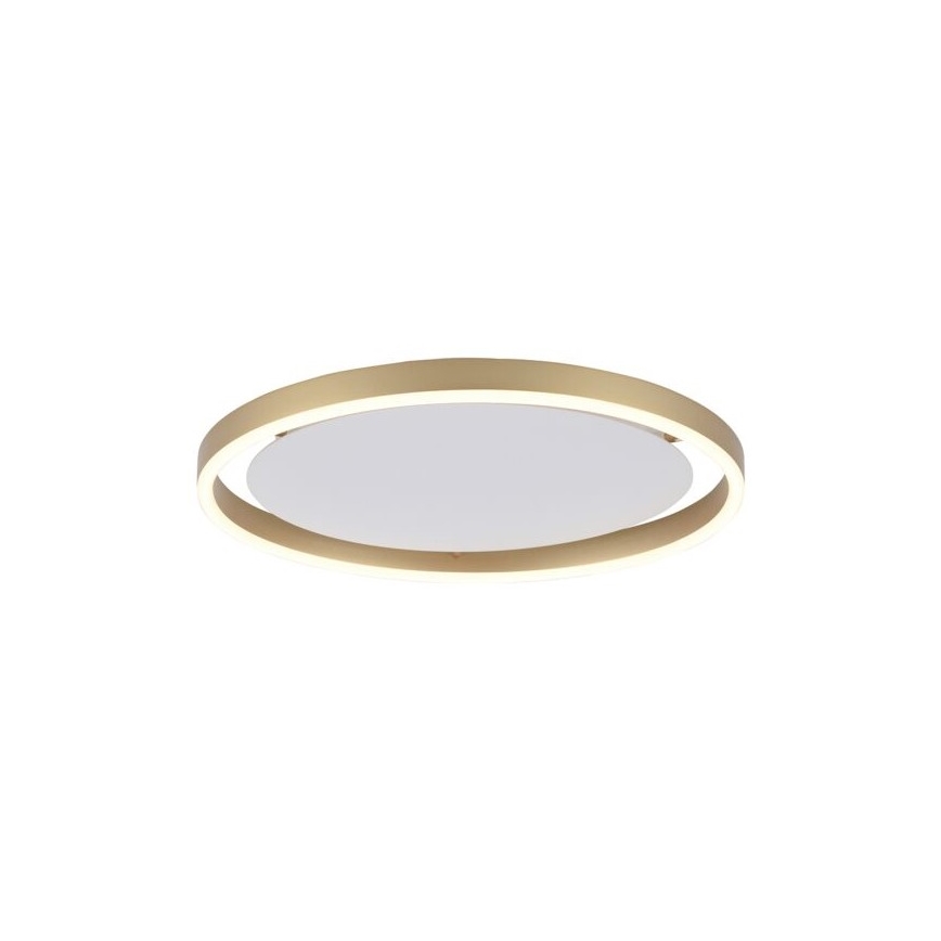 Leuchten Direkt 15391-60 - prigušiva LED stropna svetiljka RITUS LED/20W/230V mesing