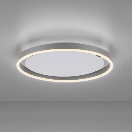Leuchten Direkt 15391-95 - LED stropno svetlo RITUS, prigušiva, LED/20W/230V, mat hrom