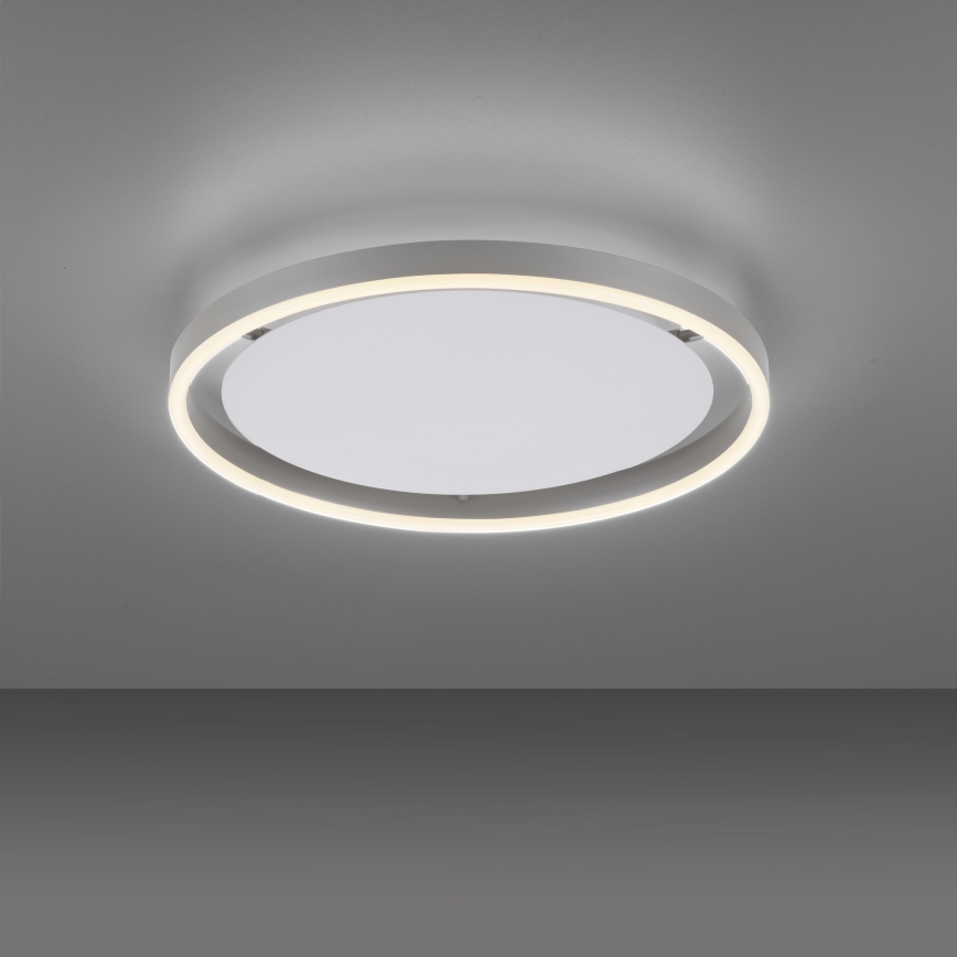 Leuchten Direkt 15391-95 - LED stropno svetlo RITUS, prigušiva, LED/20W/230V, mat hrom