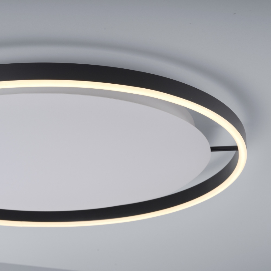 Leuchten Direkt 15392-13 - LED prigušiva plafonska svetiljka RITUS LED/28W/230V crna