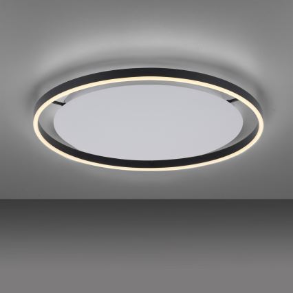 Leuchten Direkt 15392-13 - LED prigušiva plafonska svetiljka RITUS LED/28W/230V crna