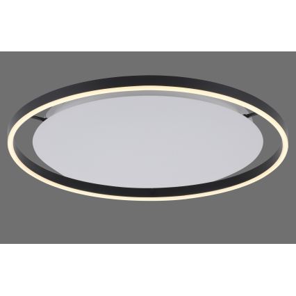 Leuchten Direkt 15392-13 - LED prigušiva plafonska svetiljka RITUS LED/28W/230V crna