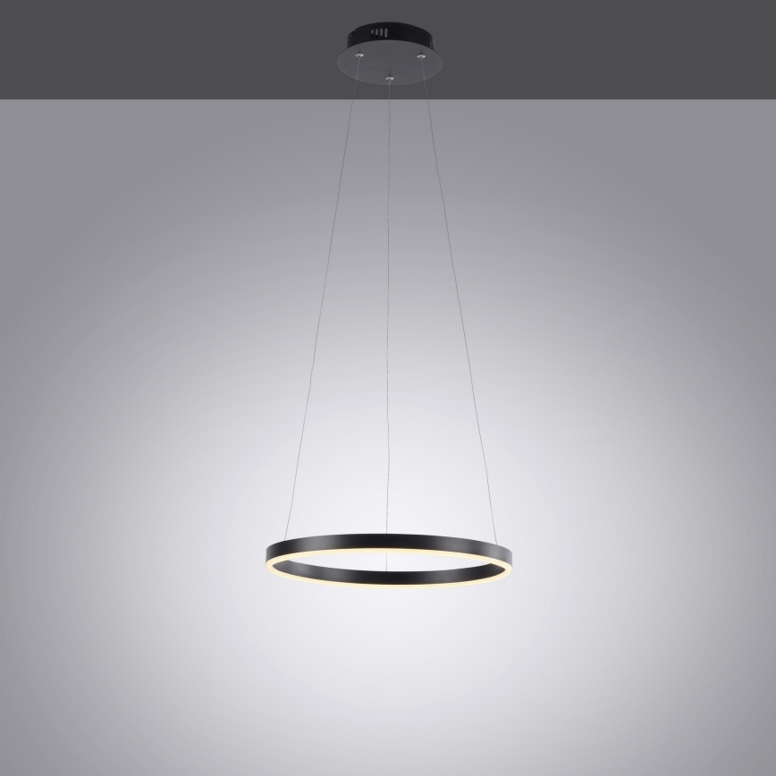 Leuchten Direkt 15393-13 - LED prigušiva luster na sajli RITUS LED/20W/230V crna