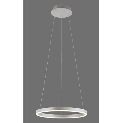 Leuchten Direkt 15393-95 - LED luster na sajli RITUS LED/20W/230V, mat hrom, sa prigušiva